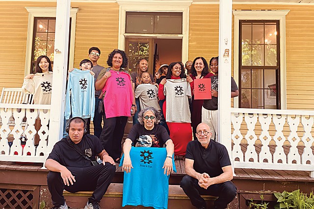 Community outreach — Nativo Prints group at a printing event